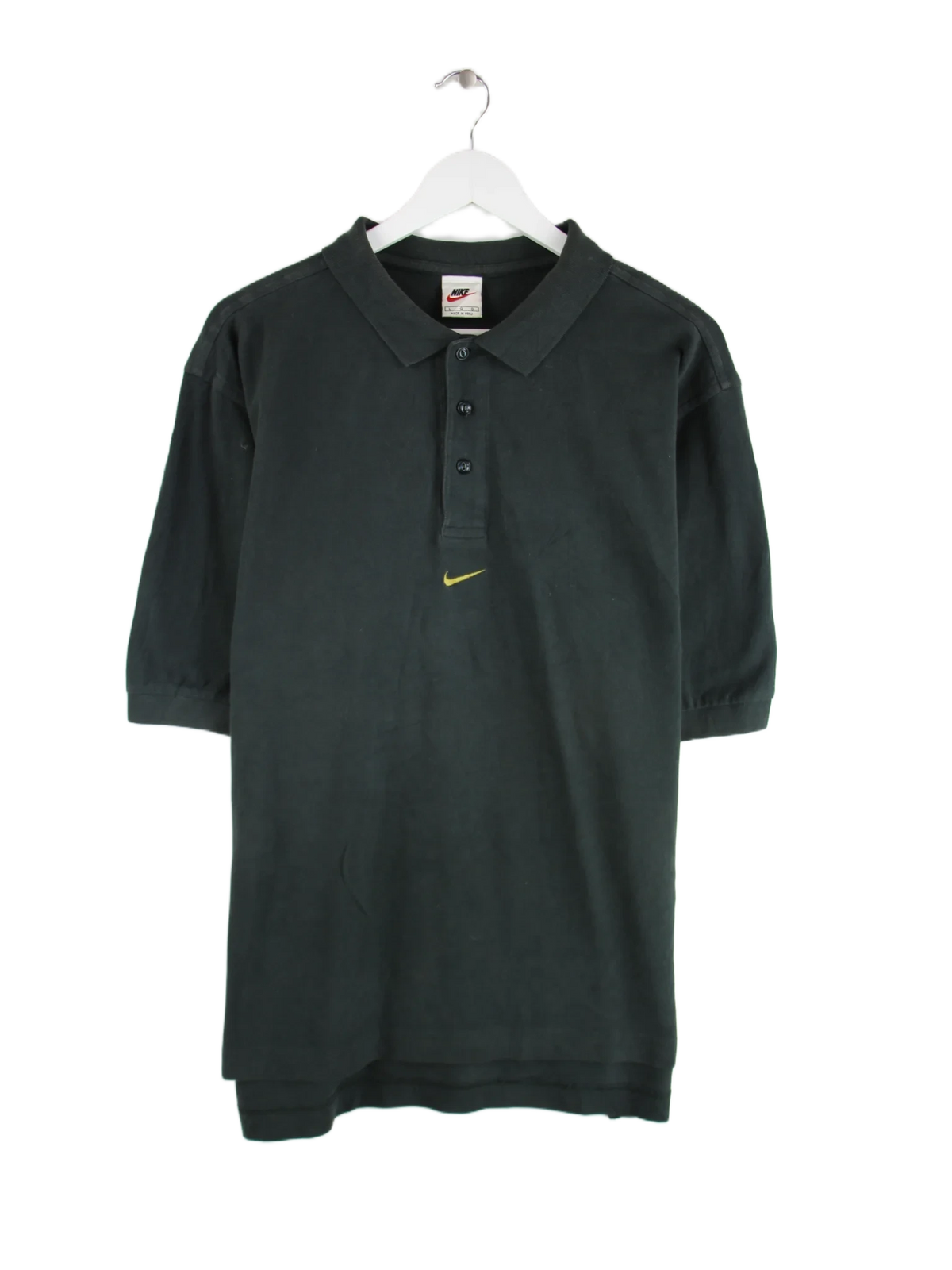 Nike Polo Grün L – Vorderseite