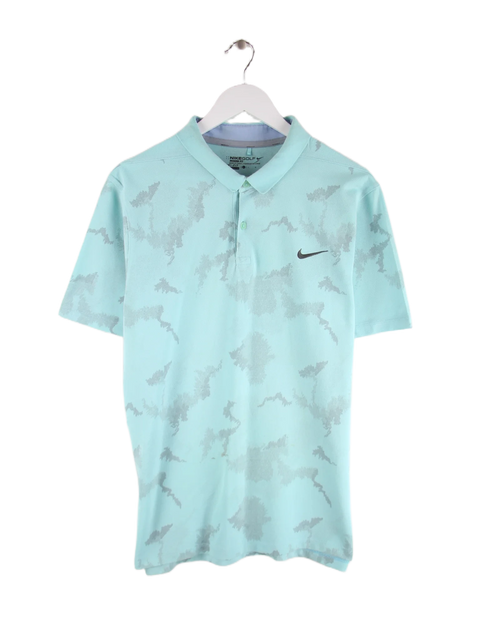 Nike Polo Türkis L – Vorderseite