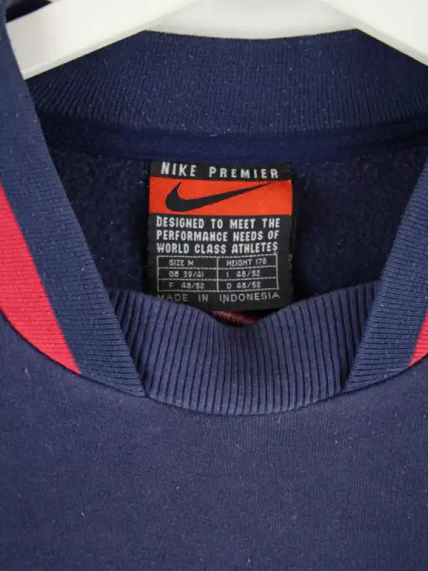 Nike Sweater Blau XL – Etikett