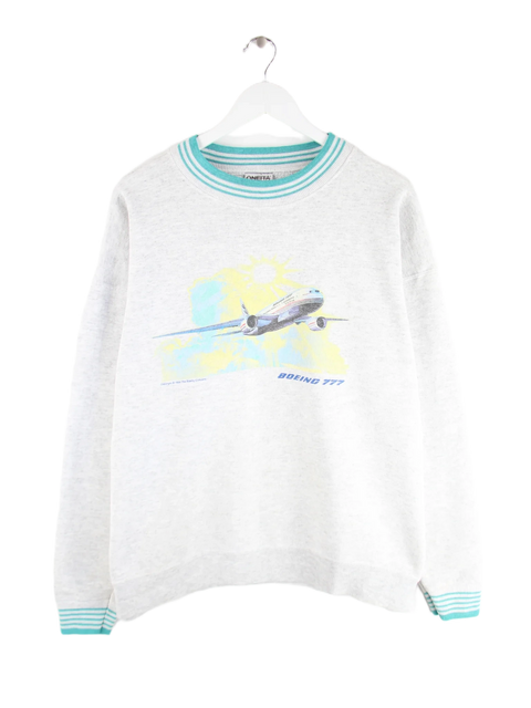 Oneita Sweater Grau XL – Vorderseite