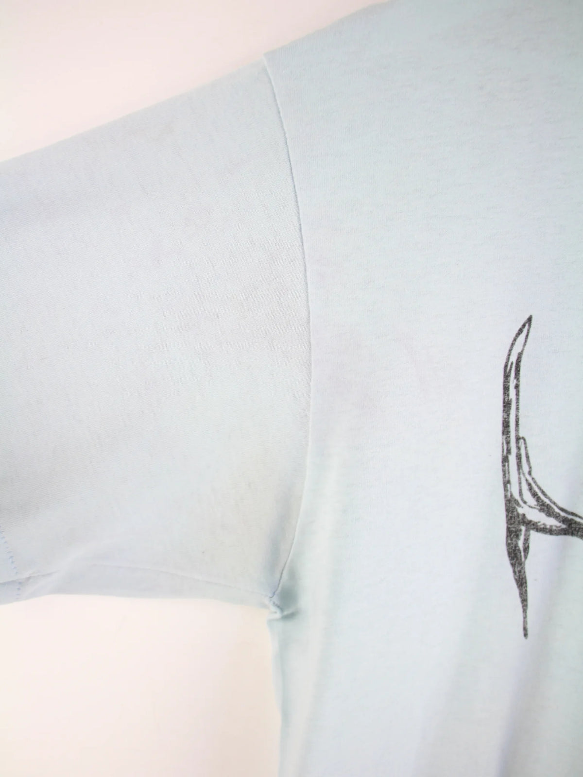 Oneita T-Shirt Blau XL – Detailbild 2