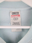 Oneita T-Shirt Blau XL – Etikett