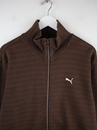 Puma Sweatjacke Braun L – Detailansicht Vorderseite