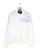 Puma Sweatjacke Weiß M – Vorderseite