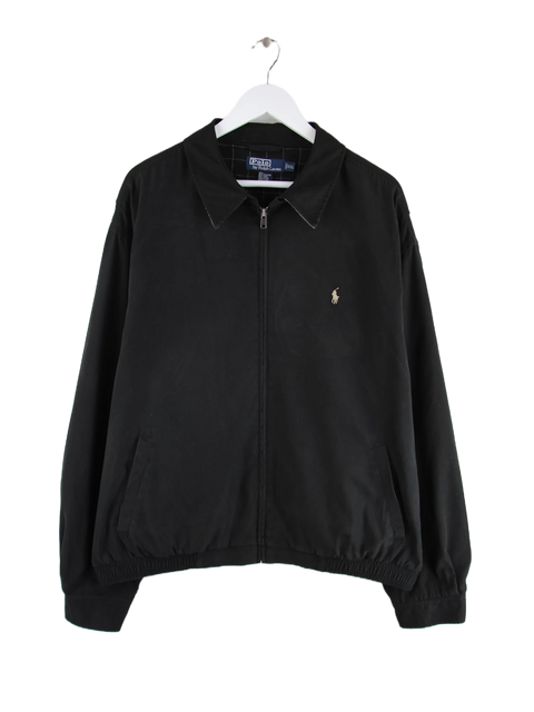 Ralph Lauren Jacke Schwarz XXL – Vorderseite