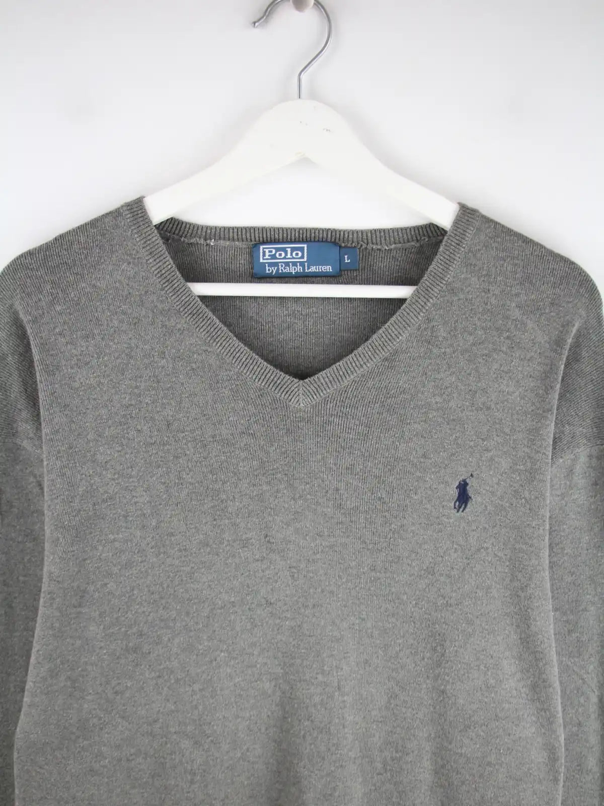 Ralph Lauren Pullover Grau L – Etikett