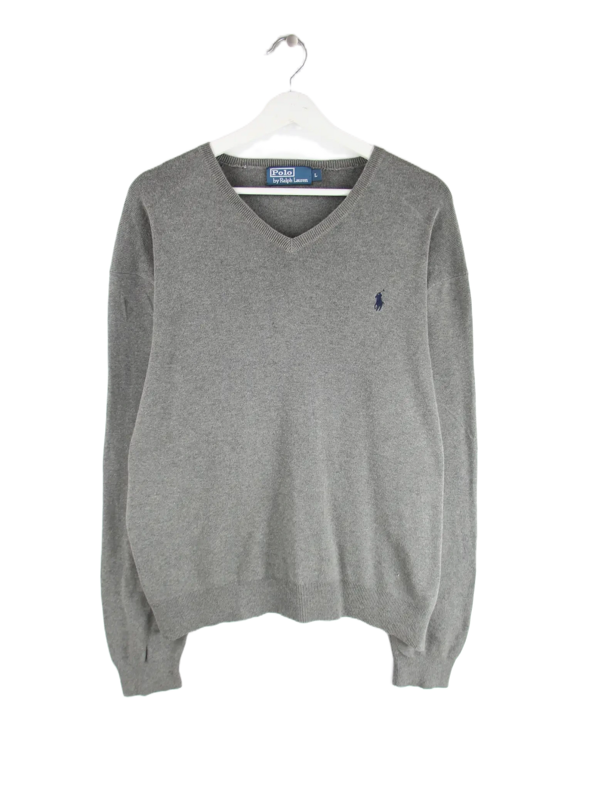 Ralph Lauren Pullover Grau L – Vorderseite