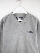 Reebok Fleece Grau M – Detailansicht Vorderseite