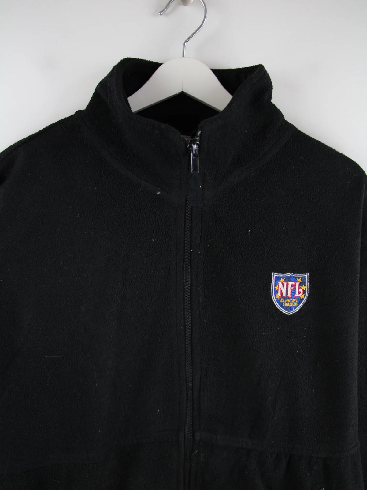 Reebok Fleece Schwarz XL – Detailansicht Vorderseite
