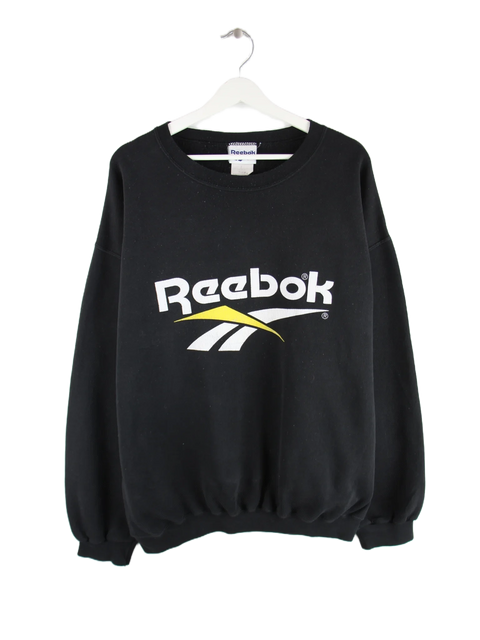 Reebok Sweater Schwarz XL – Vorderseite