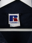 Russell Athletic Fleece Blau L – Etikett