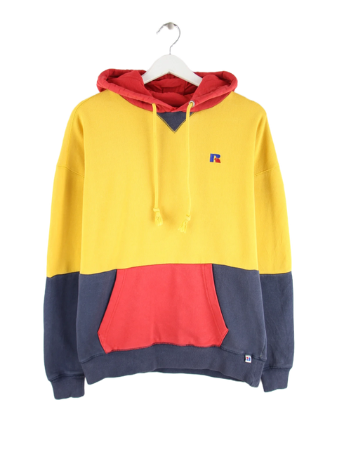 Russell Athletic Hoodie Gelb M – Vorderseite