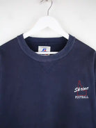 Russell Athletic Sweater Blau XL – Detailansicht Vorderseite