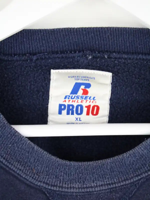 Russell Athletic Sweater Blau XL – Etikett