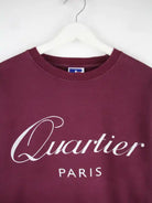 Russell Athletic Sweater Rot M – Detailansicht Vorderseite