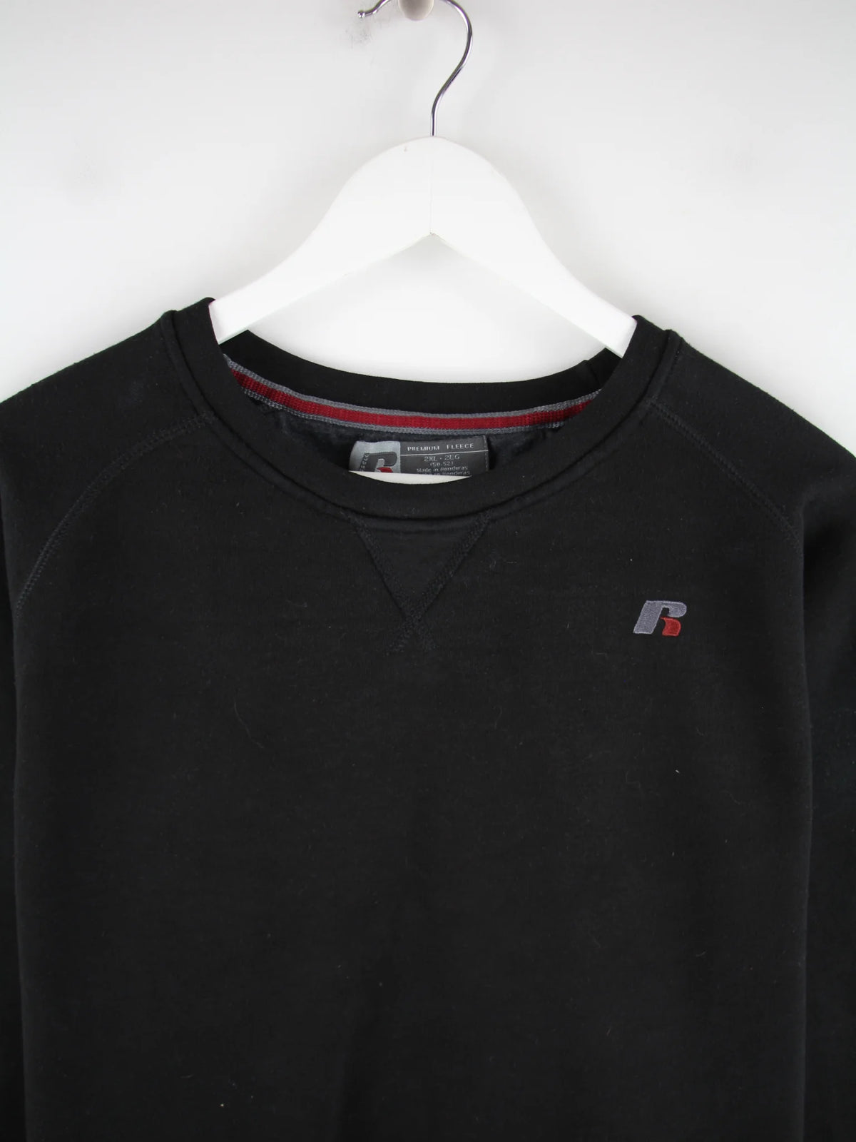 Russell Athletic Sweater Schwarz XXL – Etikett