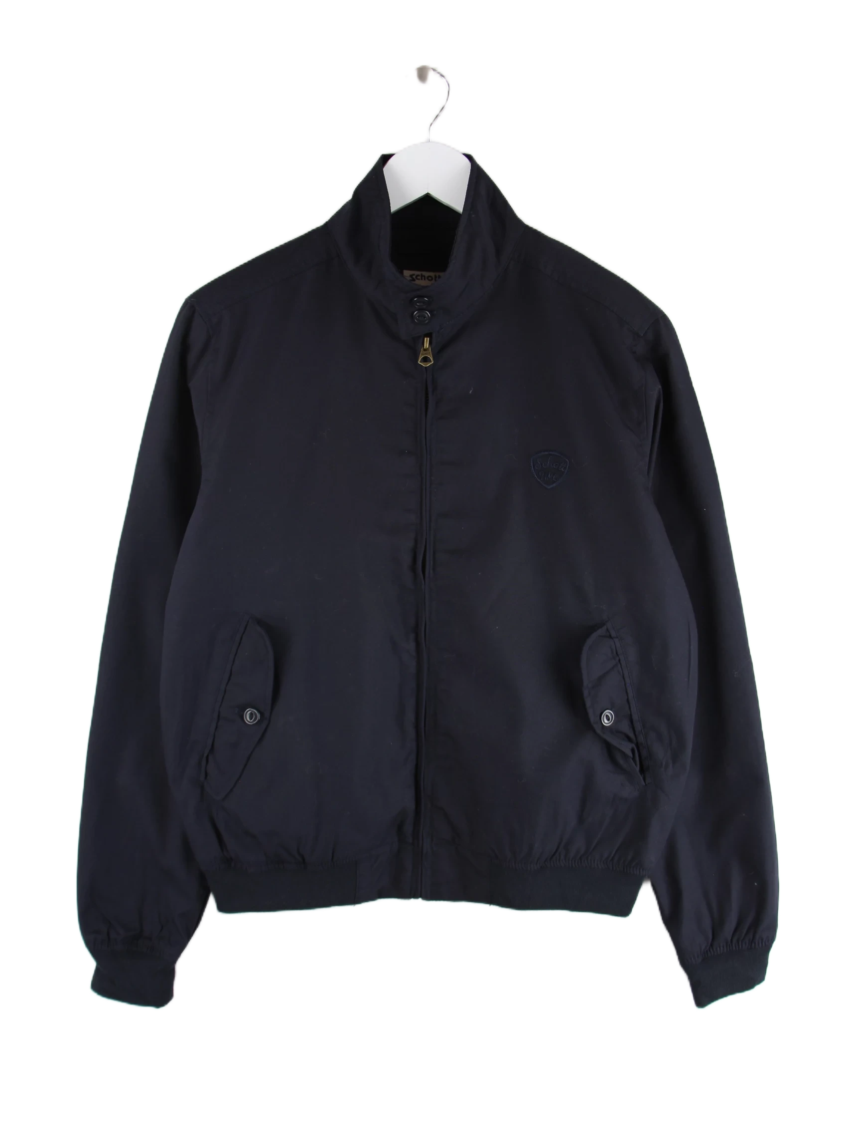Schott Jacke Blau L – Vorderseite