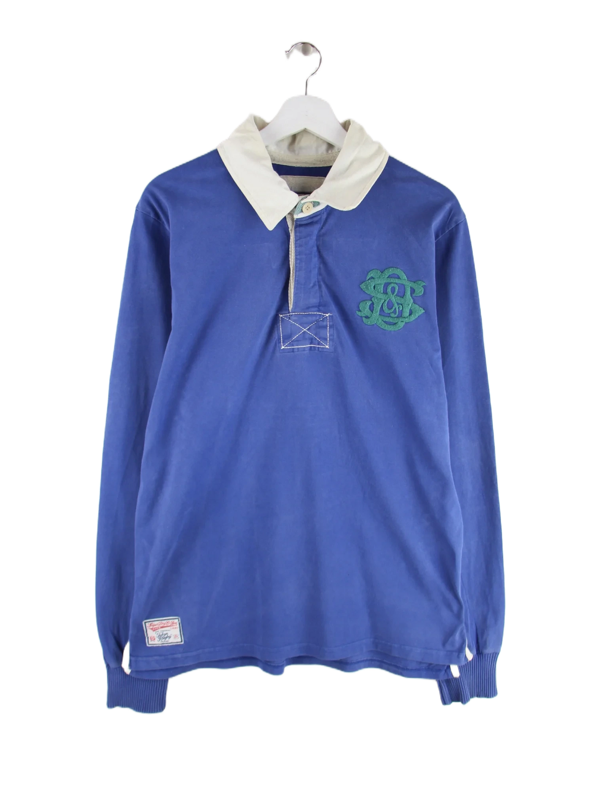 SuperDry Polo Blau XL – Vorderseite
