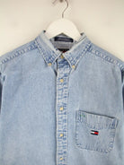 Tommy Hilfiger Freizeit Hemd Blau S – Detailansicht Vorderseite