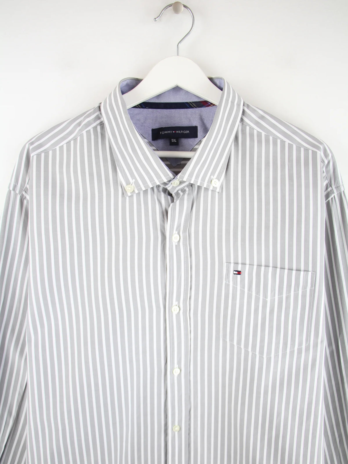 Tommy Hilfiger Hemd Grau 5XL – Etikett