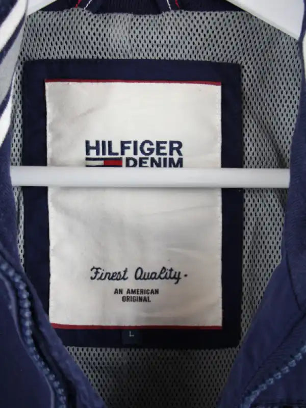 Tommy Hilfiger Leichte Jacke Blau L – Etikett