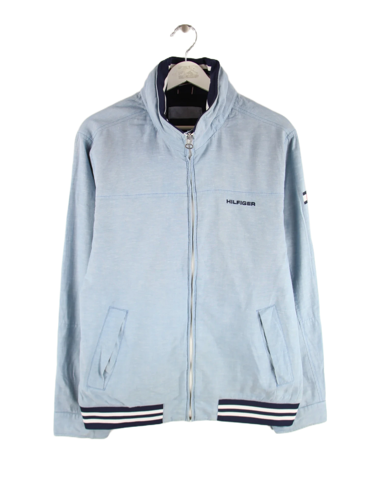 Tommy Hilfiger Leichte Jacke Blau M – Vorderseite