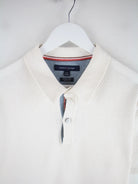 Tommy Hilfiger Polo Weiß L – Detailansicht Vorderseite