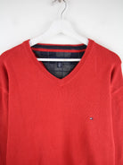 Tommy Hilfiger Pullover Rot XXL – Detailansicht Vorderseite