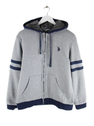 U.S. Polo ASSN. Hoodie Grau L – Vorderseite