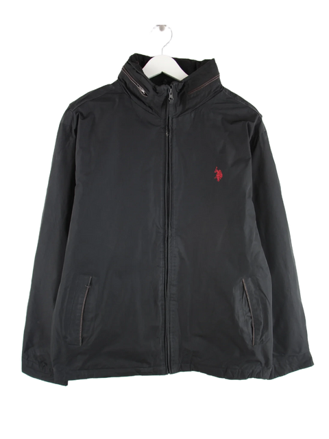 U.S. Polo ASSN. Leichte Jacke Schwarz XL – Vorderseite
