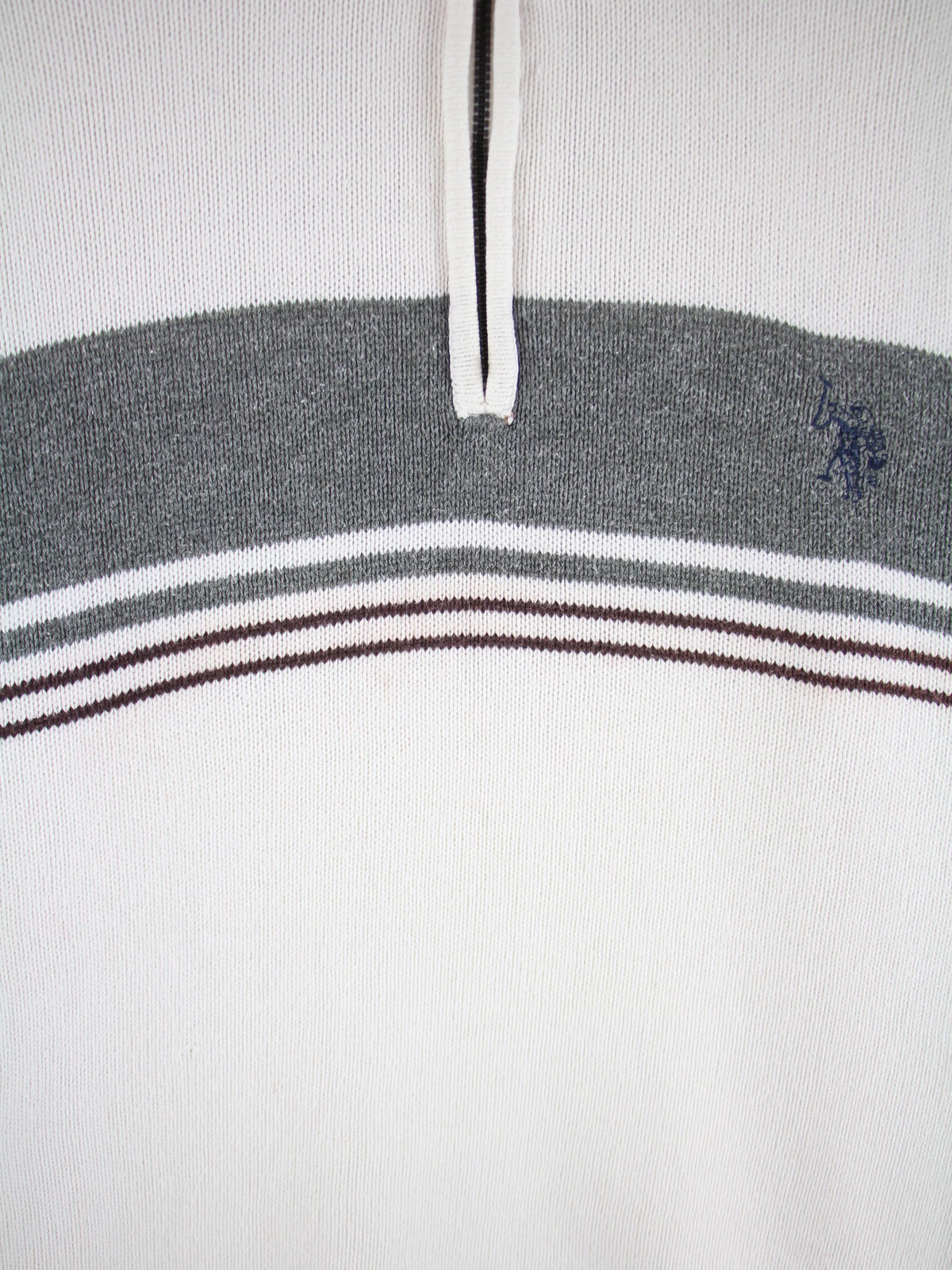 U.S. Polo ASSN. Pullover Weiß M – Etikett