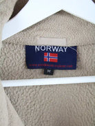Vintage Fleece Beige M – Etikett