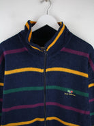 Vintage Fleece Blau L – Detailansicht Vorderseite