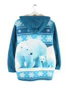 Vintage Fleece Blau M – Rückseite