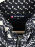 Vintage Fleece Blau S – Etikett