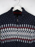 Vintage Fleece Blau XL – Detailansicht Vorderseite