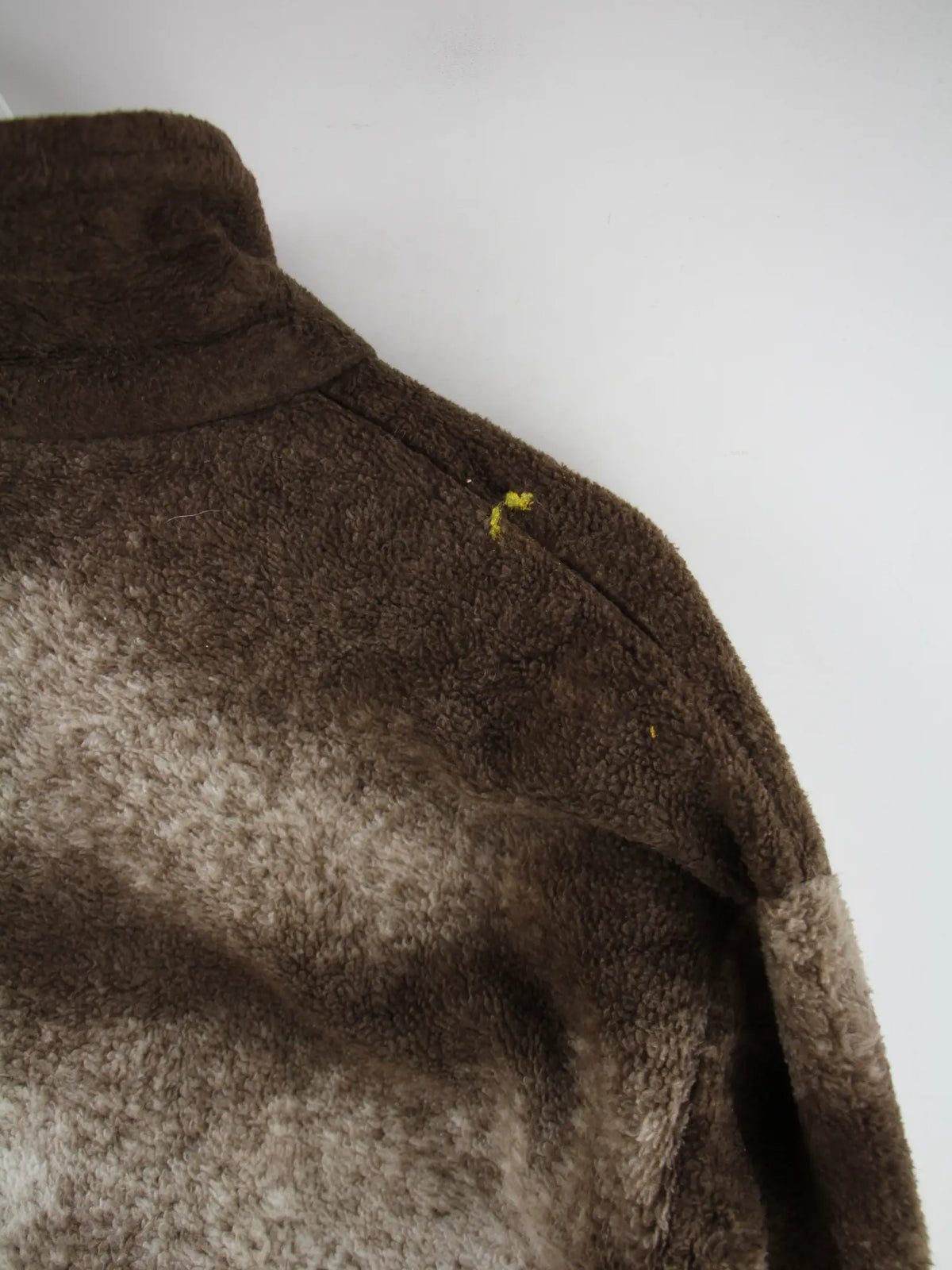 Vintage Fleece Braun L – Detailbild 1
