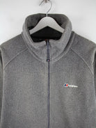Vintage Fleece Grau L – Detailansicht Vorderseite
