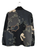 Vintage Fleece Grau M – Rückseite