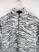 Vintage Fleece Grau S – Detailansicht Vorderseite