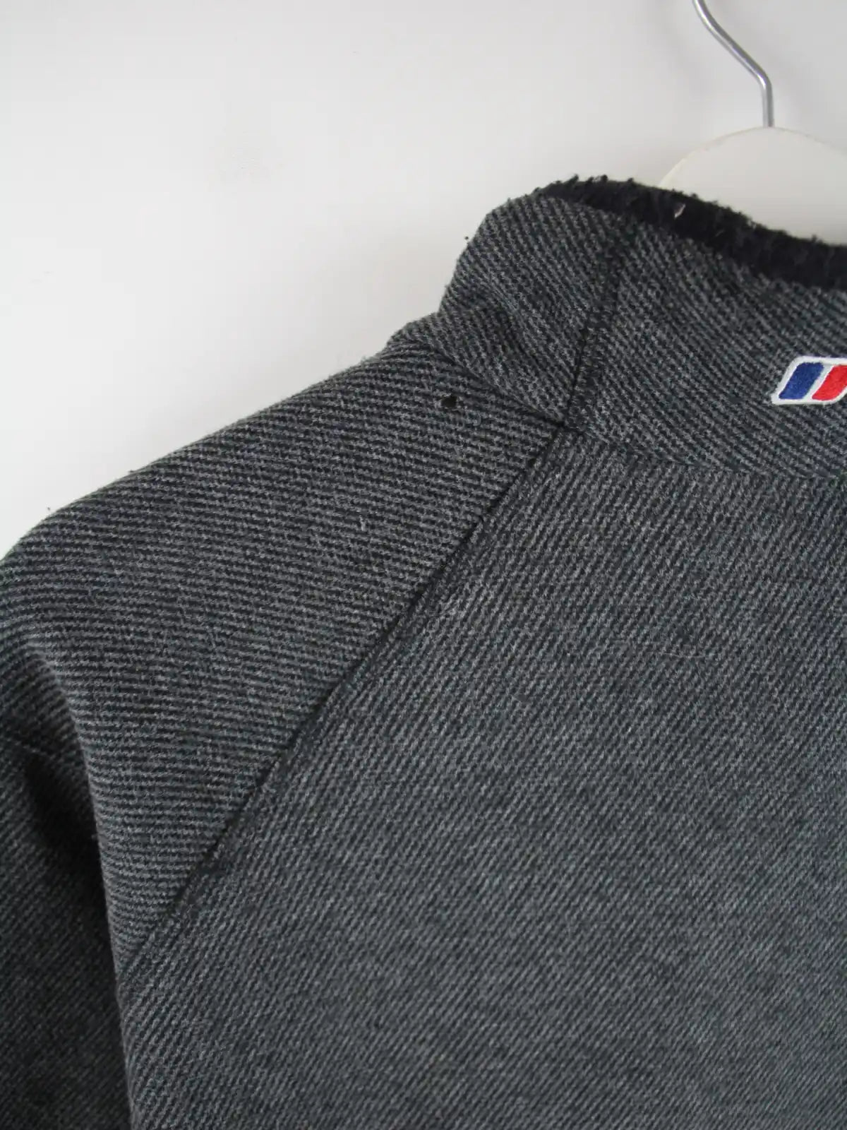 Vintage Fleece Grau XL – Detailbild 1