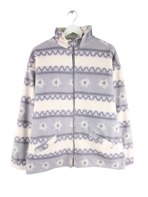 Vintage Fleece Lila L – Vorderseite