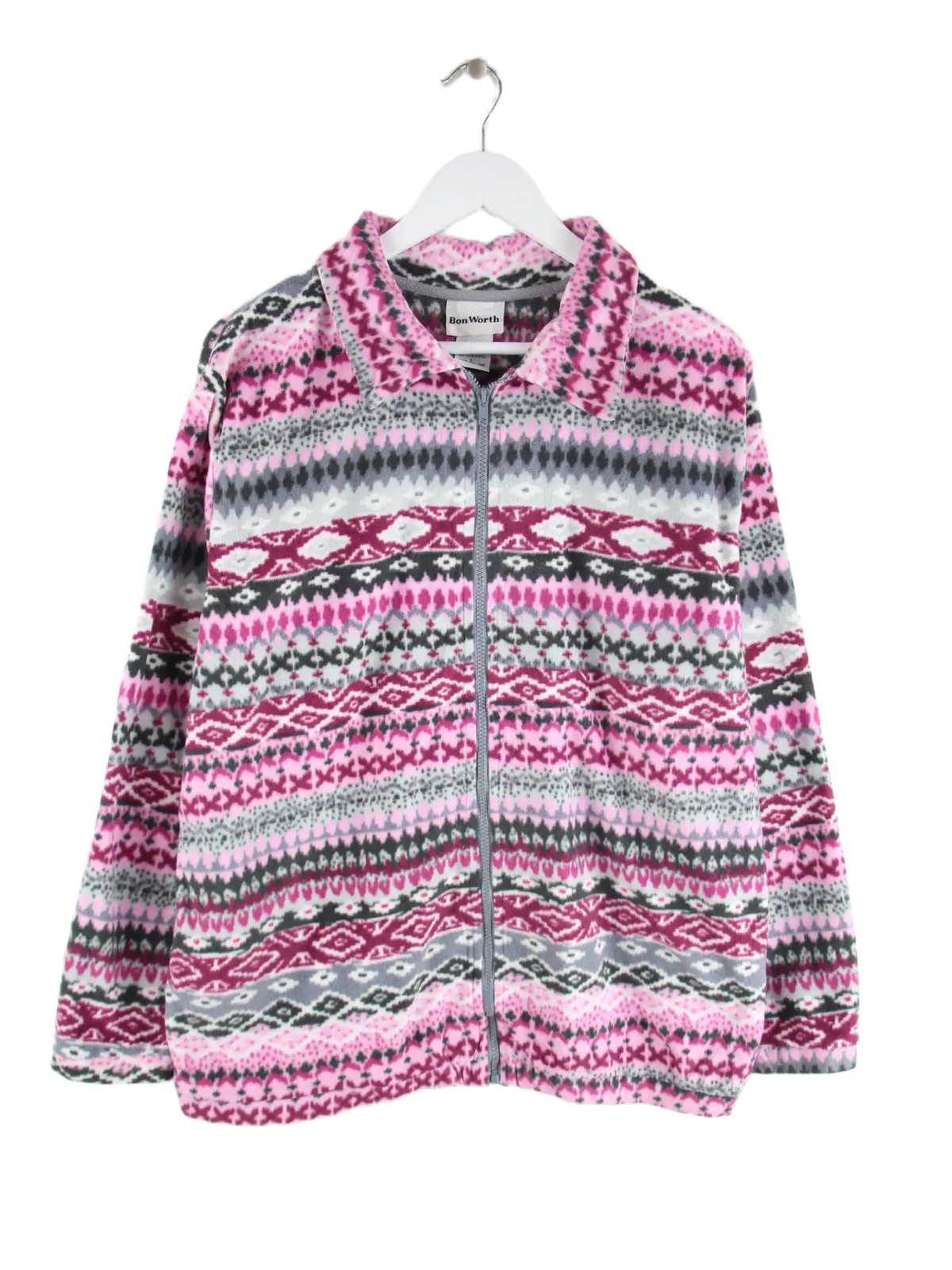 Vintage Fleece Pink L – Vorderseite