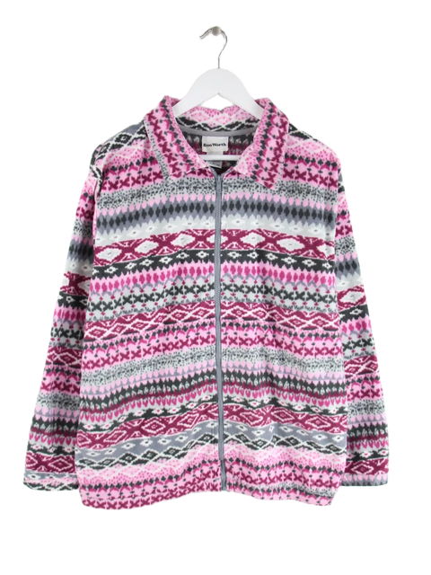 Vintage Fleece Pink L – Vorderseite