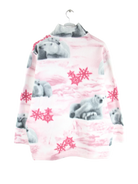 Vintage Fleece Rosa M – Rückseite