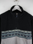 Vintage Fleece Schwarz M – Detailansicht Vorderseite