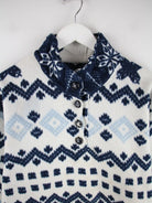 Vintage Fleece Weiß L – Etikett