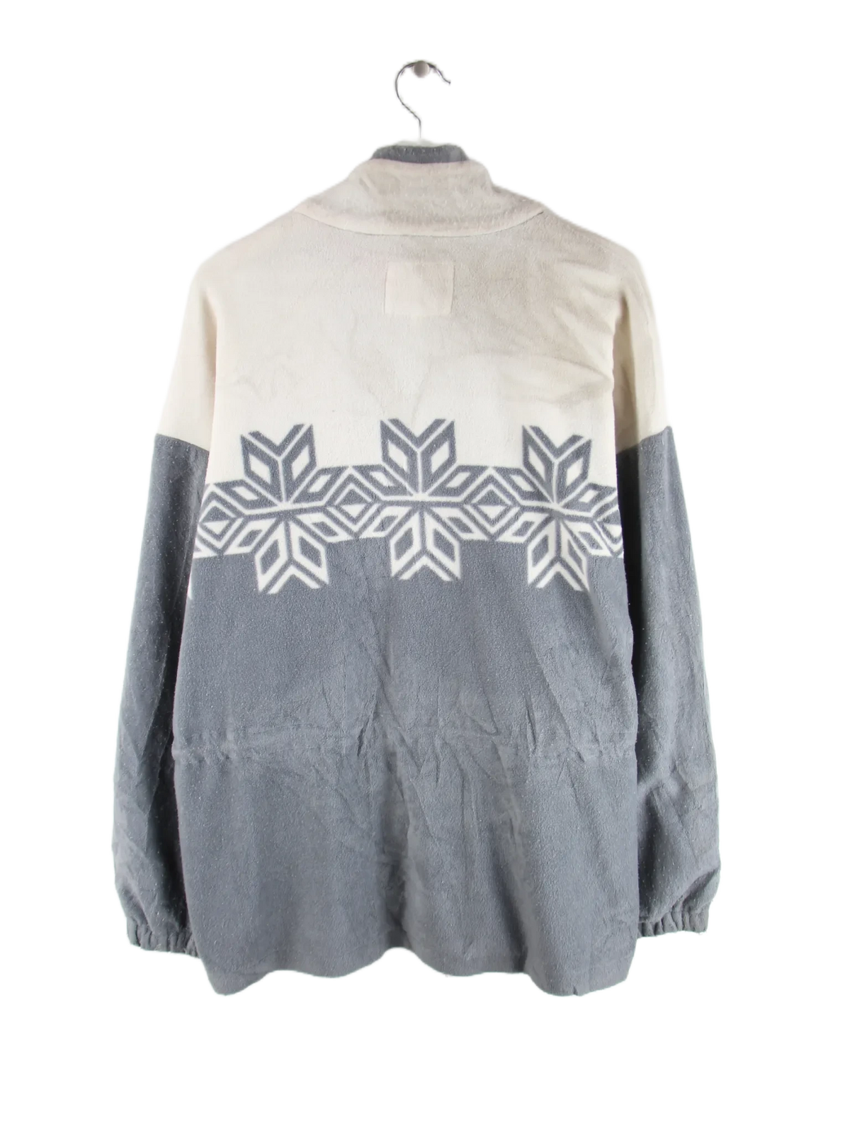 Vintage Fleece Weiß L – Rückseite