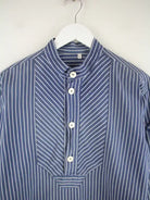 Vintage Freizeit Hemd Blau XL – Detailansicht Vorderseite