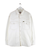 Vintage Freizeit Hemd Weiß XL – Vorderseite